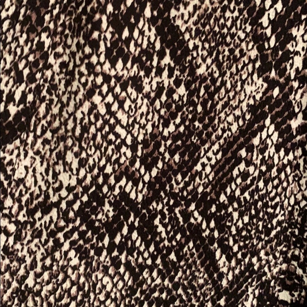 Michael Stars Black White Tan Snake Animal Print Kimono Cardigan Small Oversized - Picture 3 of 6